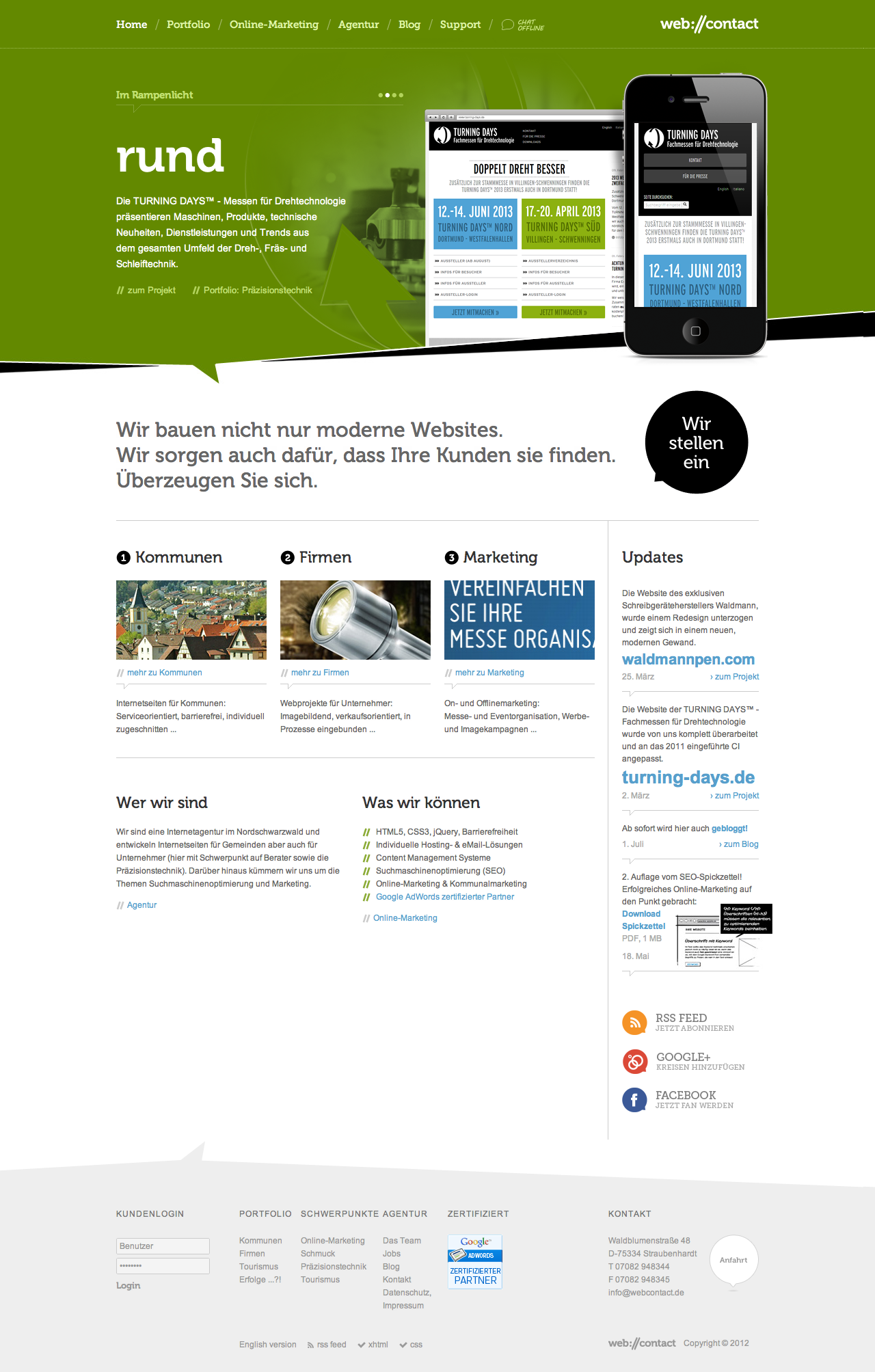 web contact